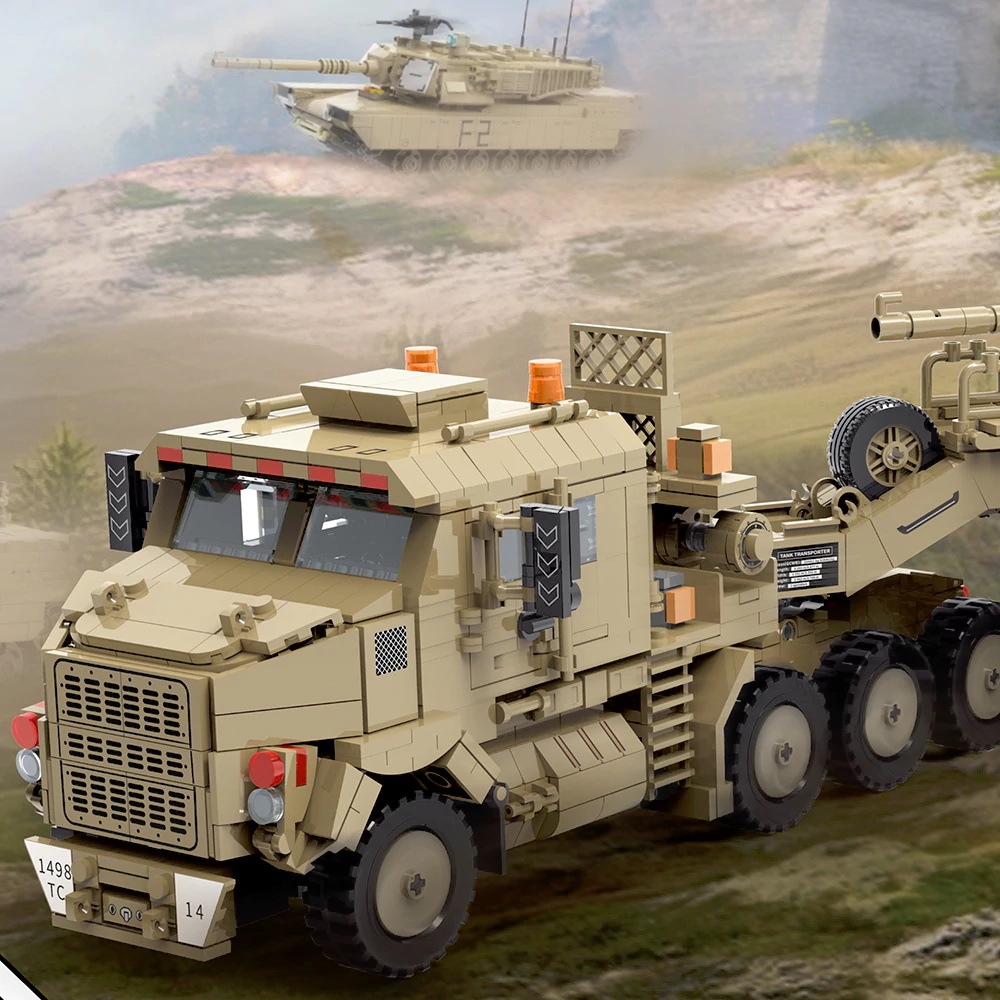 Lego Compatible Military Tank - Военный конструктор-модель бронетехники M1070 времен Второй