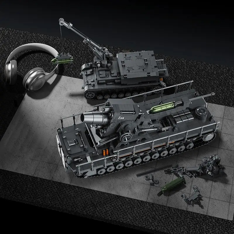 Lego Compatible Military Tank - 12GO 97026 4706 деталей Военная модель