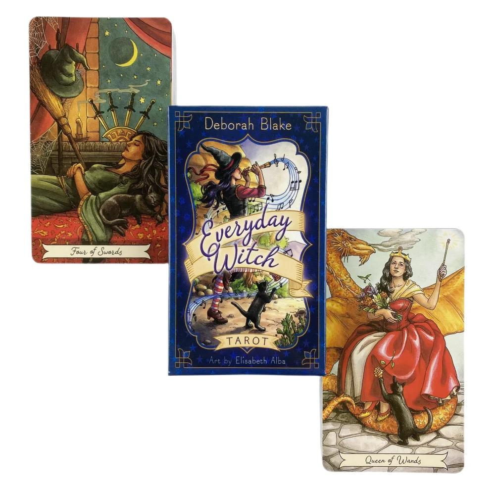 Tarot Cards Deck With Guidebook - Колода карт Таро «Повседневная ведьма» Oracle,