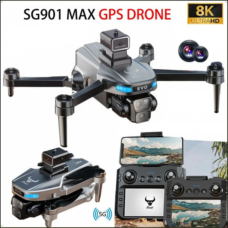 Fpv Brushless Rc Drone 4K - Дрон 8K профессиональный с GPS, HD-камерой,