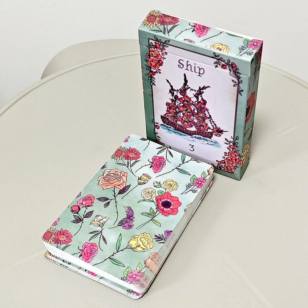 Tarot Cards Deck With Guidebook - Флораннин Ленорман Таро Оракул 9*6 см