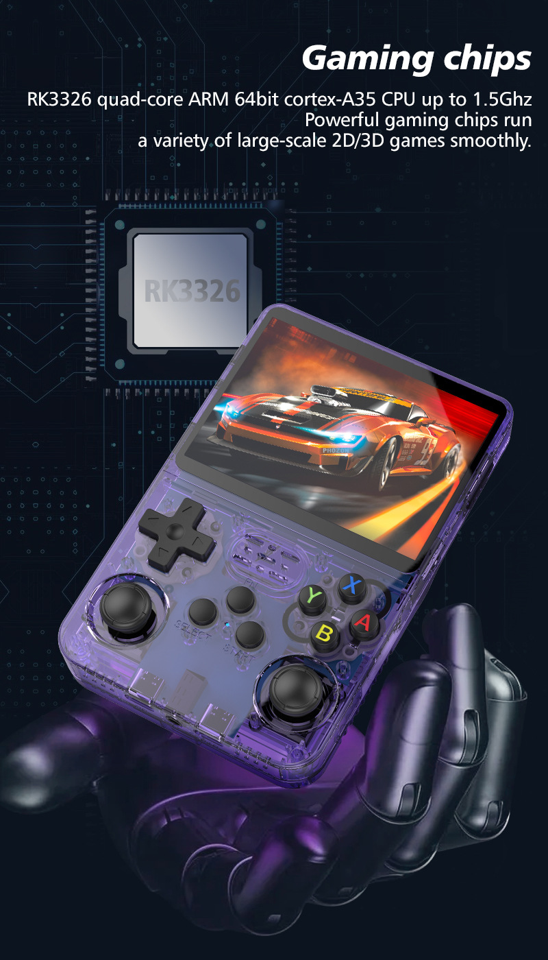 Retro Handheld Game Console R36S - R36S ретро портативный игровой плеер со