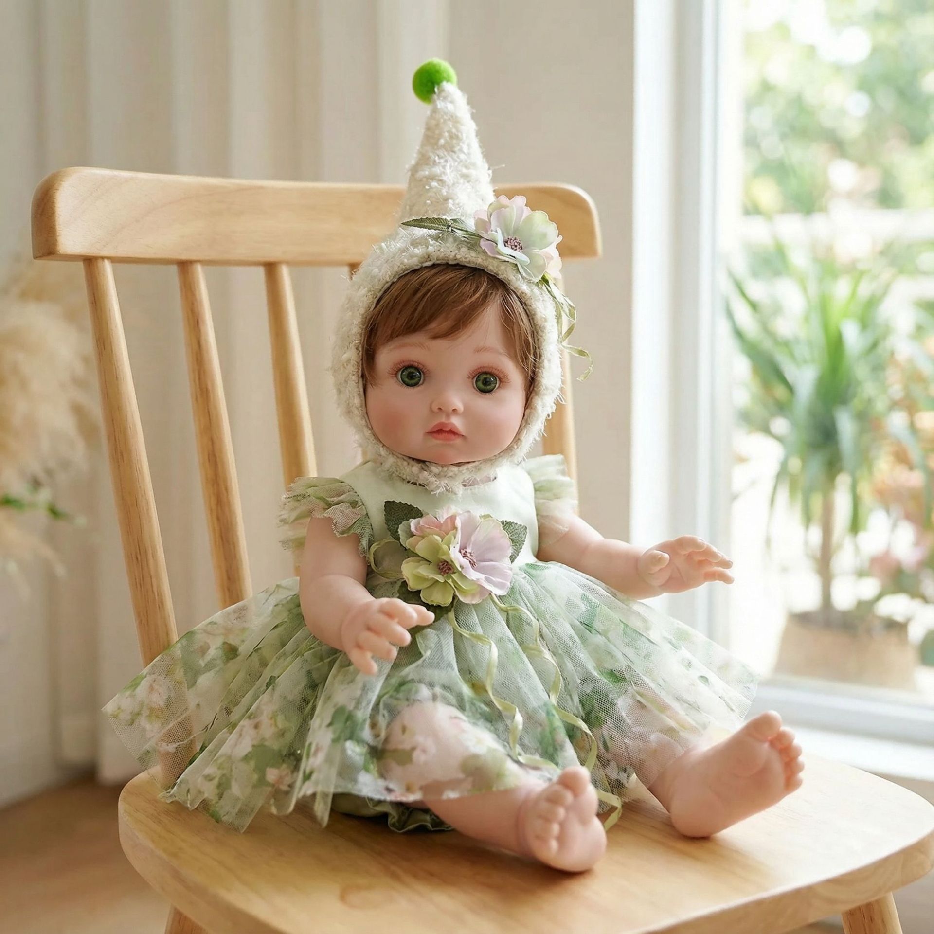 Reborn Baby Doll Silicone Realistic - 16-дюймовые реалистичные куклы-реборны, уже окрашенные, из