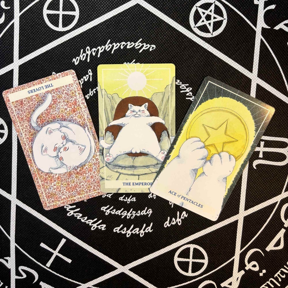 Игривая акварельная колода Тар – обзор и цена Tarot Cards Deck With Guidebook