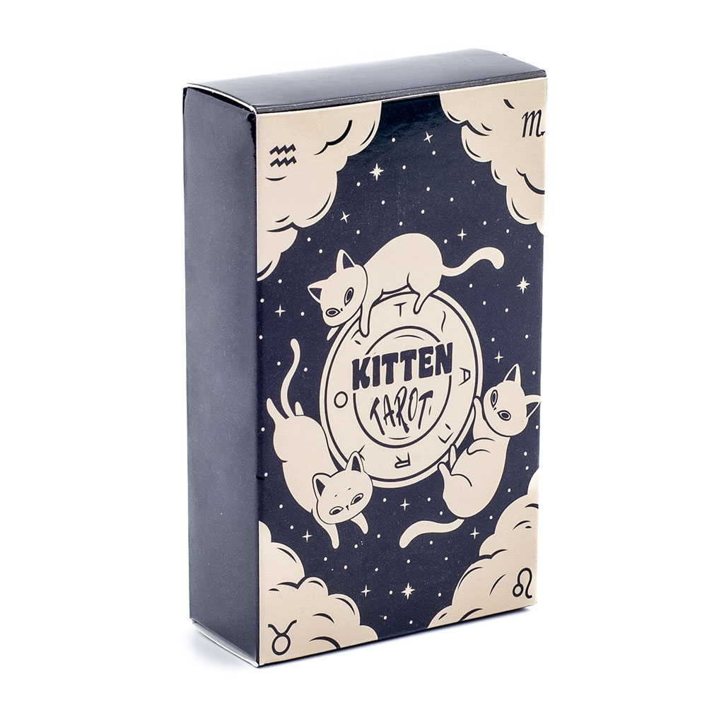 Колода Таро с котенком, 78 шт. – обзор и цена Tarot Cards Deck With Guidebook