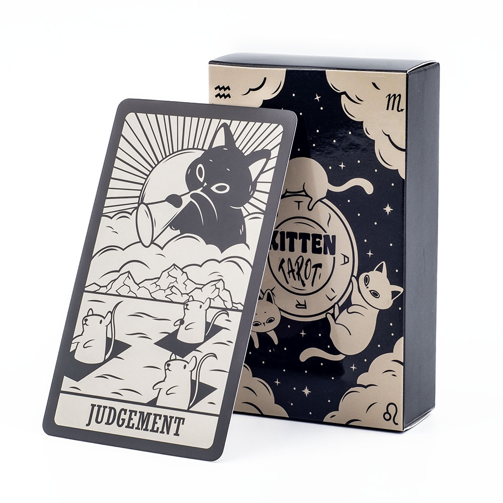 Колода Таро с котенком, 78 шт. – обзор и цена Tarot Cards Deck With Guidebook