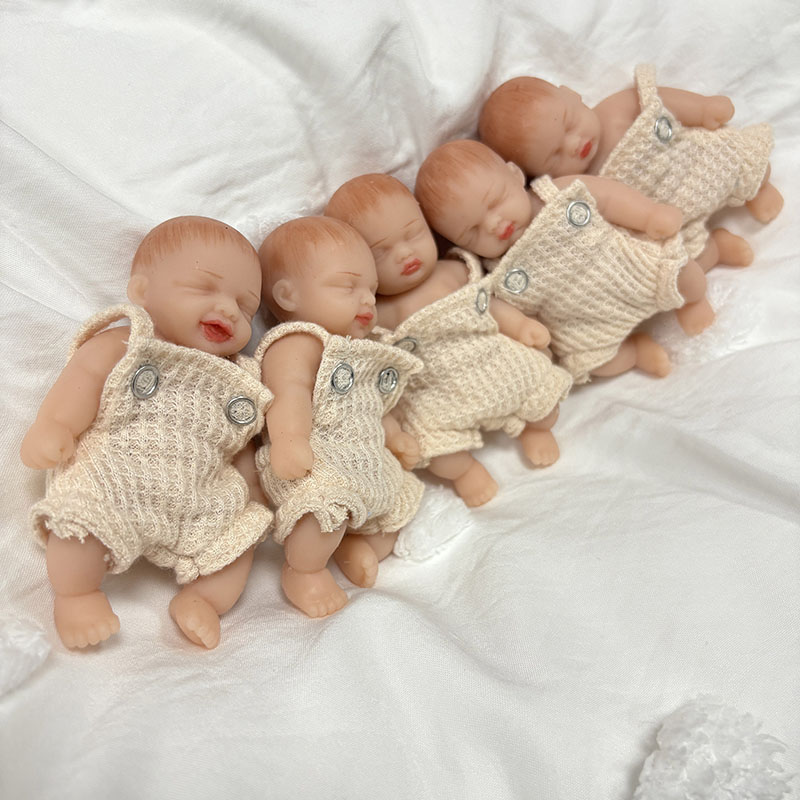 5 шт./компл., 4 дюйма, ручная  – обзор и цена Reborn Baby Doll Silicone Realistic