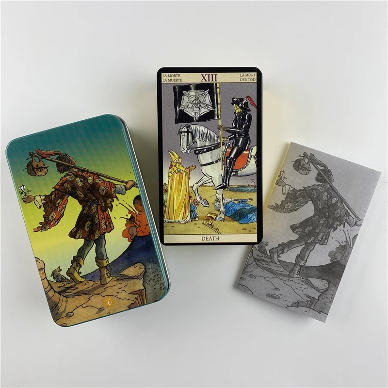 Металлическая коробка, позолоч – обзор и цена Tarot Cards Deck With Guidebook