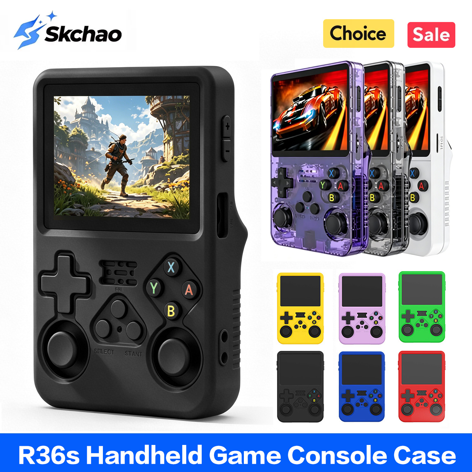 Защитный чехол R36s для R36S,  – обзор и цена Retro Handheld Game Console R36S