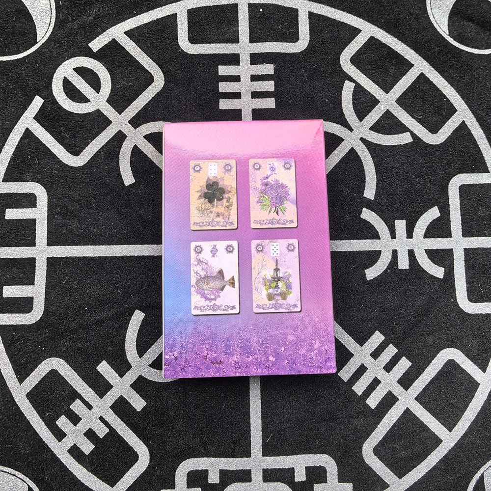 Колода карт Ленорман с лавандо – обзор и цена Tarot Cards Deck With Guidebook
