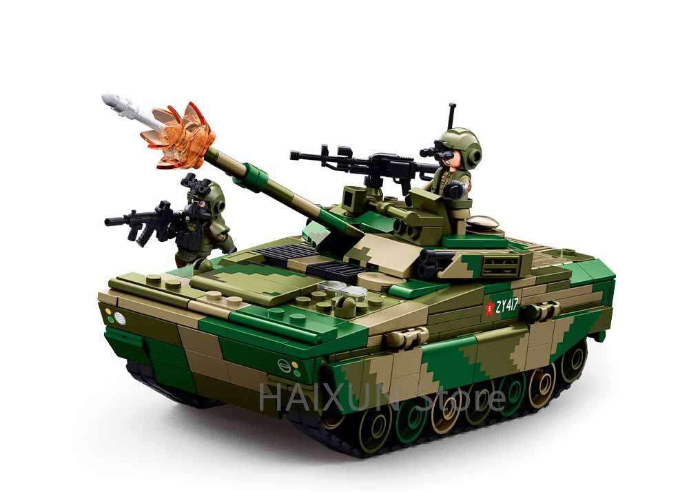 Конструктор Sluban Building Bo – обзор и цена Lego Compatible Military Tank