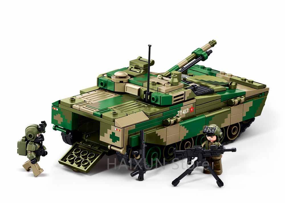 Конструктор Sluban Building Bo – обзор и цена Lego Compatible Military Tank