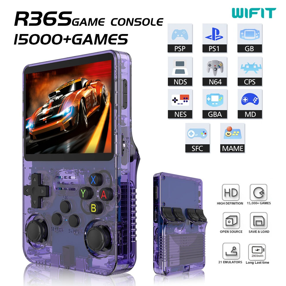 Портативная игровая консоль R3 – обзор и цена Retro Handheld Game Console R36S