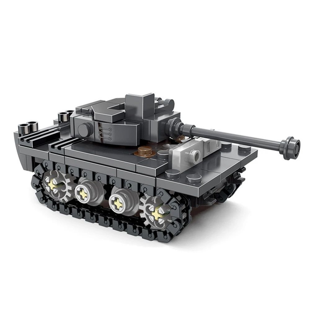 Модель тяжелого танка King Tig – обзор и цена Lego Compatible Military Tank